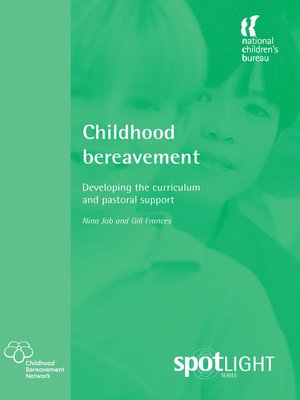 cover image of Childhood Bereavement